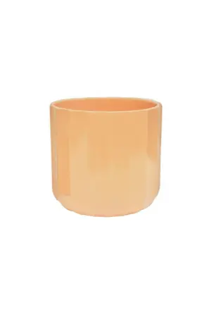 Apricot 'Positano' Ivyline Geo Plant Pot 13cm - image 2
