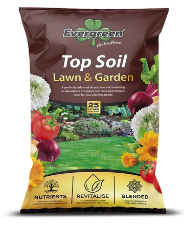 Evergreen Garden Top Soil - 25L