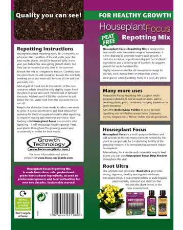 Houseplant Focus Repotting Mix 3L - image 3