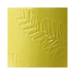Lime 'Botanist' Ivyline Leaf Embossed Plant Pot 15cm - image 3
