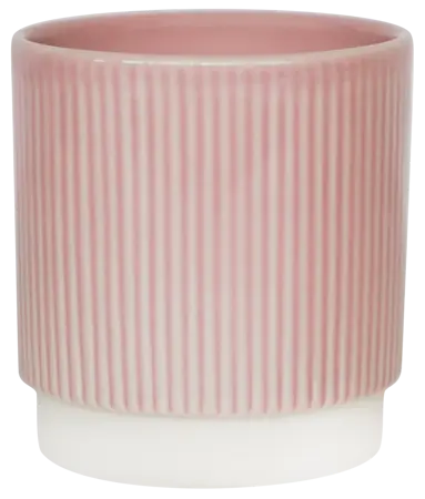 Pink Ribbed 'Athens' Ivyline Plant Pot 13.5cm - image 2